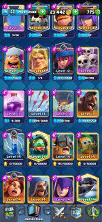 ROYALE LEVEL37 WITH 13MAXED CARD AND 23K GOLD