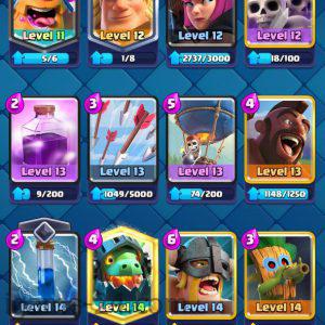 ROYALE LEVEL37 WITH 13MAXED CARD AND 23K GOLD