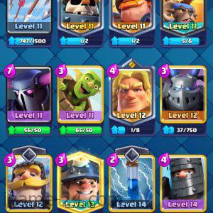 ROYALE LEVEL35 WITH 7MAXED CARD AND 149K GOLD