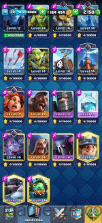 ROYALE LEVEL39 WITH 18MAXED CARD WITH 1M GOLD