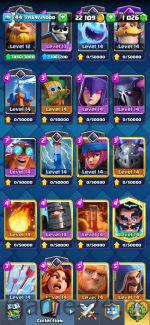 ROYALE LEVEL44 WITH 25MAXED CARD