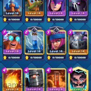 ROYALE LEVEL44 WITH 25MAXED CARD