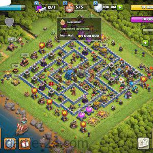 COC TOWN HALL 12 FULLY MAX | LEVEL152 | KB65 AQ65 GW40