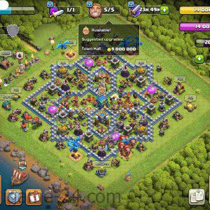 COC TOWN HALL 12 FULLY MAX | LEVEL143 | KB65 AQ65 GW40