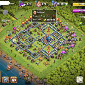 COC TOWN HALL 12 FULLY MAX | LEVEL150 | KB65 AQ65 GW40