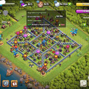 COC TOWN HALL 12 FULLY MAX | LEVEL146 | KB65 AQ65 GW39
