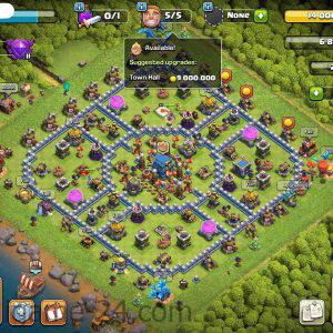 COC TOWN HALL 12 FULLY MAX | LEVEL163 | KB65 AQ65 GW40