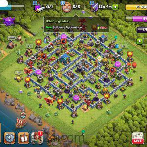 COC TOWN HALL 12 FULLY MAX | LEVEL157 | KB65 AQ65 GW40